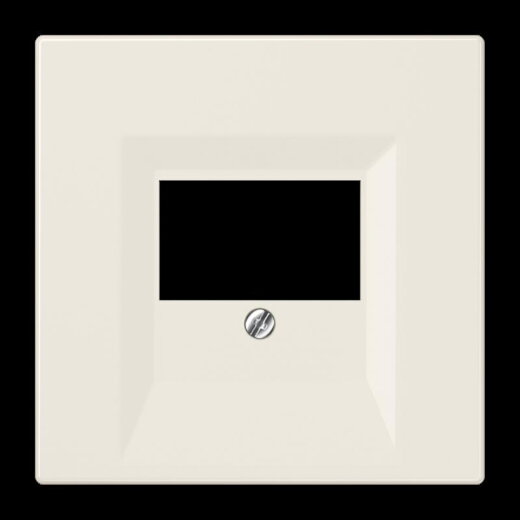 Jung Abdeckung für TAE-Anschlussdosen, Thermoplast, Serie LS, weiß LS969T