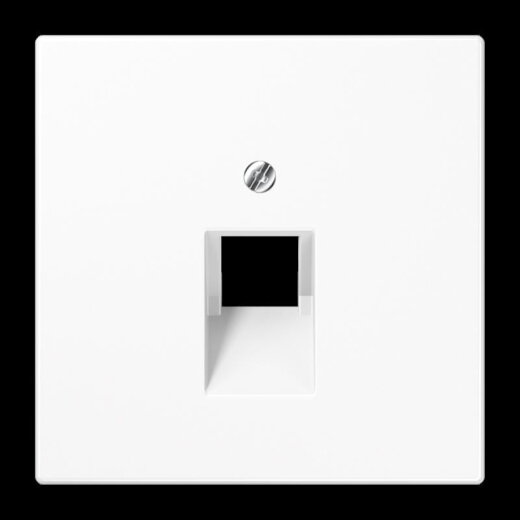 Jung Abdeckung für IAE/UAE-Anschlussdosen 1 x 8-polig, Thermoplast, Serie LS, alpinweiß LS969-1UAWW