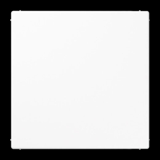 Jung Blind-Abdeckung (gerastet), Thermoplast, Serie LS, alpinweiß LS994BWW