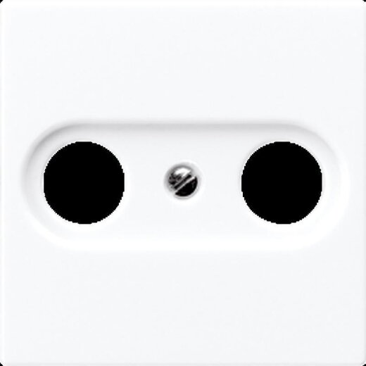 Jung Abdeckung für Antennendosen, Duroplast, Serie AS/A, alpinweiß A561PLTVWW