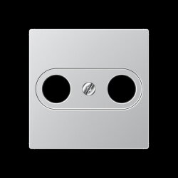 Jung Abdeckung für Antennendosen, Serie A, aluminium...