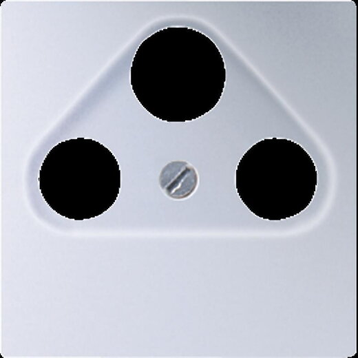 Jung Abdeckung für Universal-Sat/BK-Dosen, Serie A, aluminium A561PLSATAL
