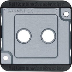 Merten Antennenabdeckung 294660 mattsilber PANZER