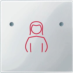 Merten Abdeckung MEG4840-0319 1fach polarweiss glaenzend