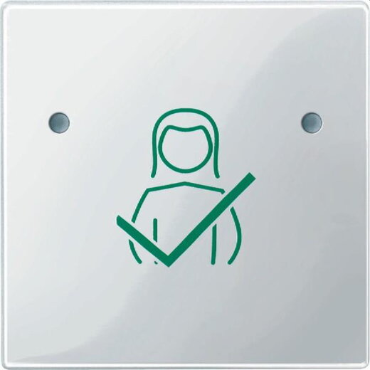 Merten Abdeckung MEG4841-0319 1fach polarweiss glaenzend