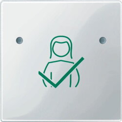 Merten Abdeckung MEG4841-0319 1fach polarweiss glaenzend