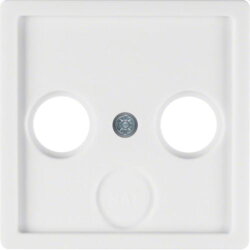 Berker Antennenabdeckung M312036089 polarweiss samt