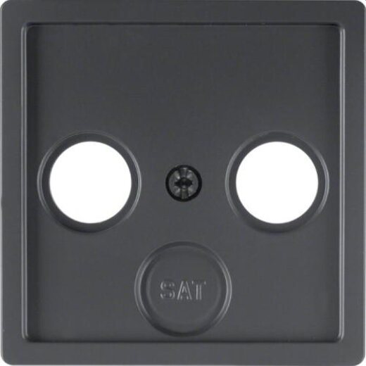 Berker Antennenabdeckung M312036086 anthrazit samt