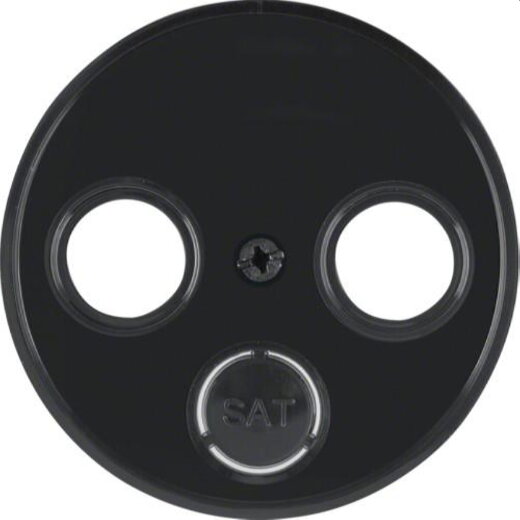 Berker Antennenabdeckung M312032045 schwarz glaenzend