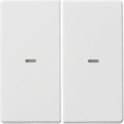 Berker Abdeckung M3Q.x 2fach polarweiss