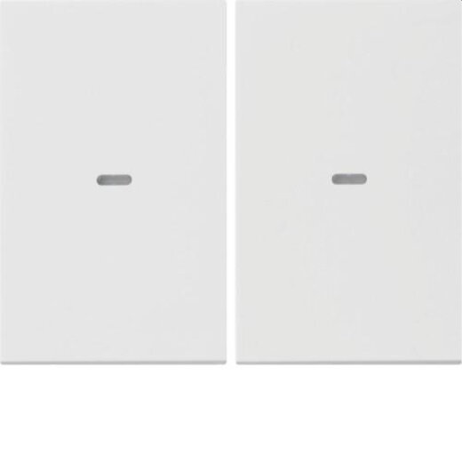 Berker Abdeckung M3K.x 2fach polarweiss