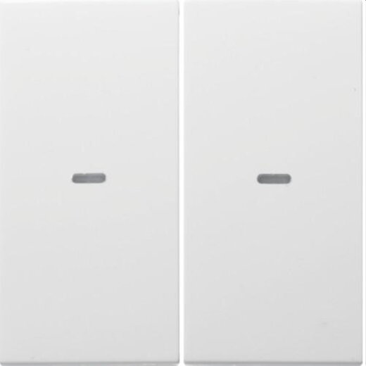 Berker Abdeckung M3S.x 2fach polarweiss