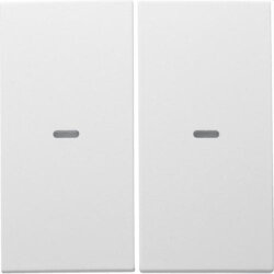 Berker Abdeckung M3S.x 2fach polarweiss matt