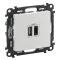 Legrand  753106 VLIFE 2xUSB-A+C 2MOD 3A UW