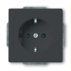 Busch-Jaeger Steckdoseneinsatz 2300 EUCB-81, anthrazit