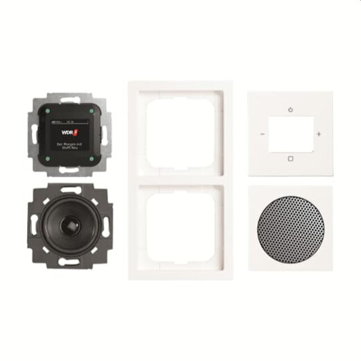 Busch-Jaeger Radio 8220 UJ-84-101 DAB+ Komplettset, weiß