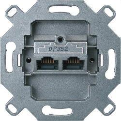 Merten Einsatz 465706 8/8 KAT 6 weiss