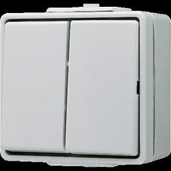 Jung Wippschalter-Einsatz, Serien, 10 AX 250 V ~,...