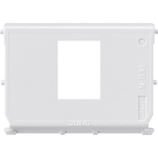 Jung Montage-Einsatz, 1fach, 110 Connect, RJ 45 System, geschirmt 54-15WE