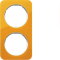 Berker Rahmen 10122339 orange transp/polarweiss glänz 10122339