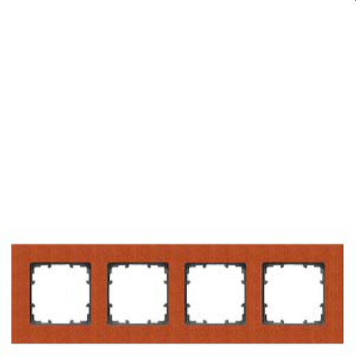 Siemens Rahmen 4fach ahorn 5TG1104-2