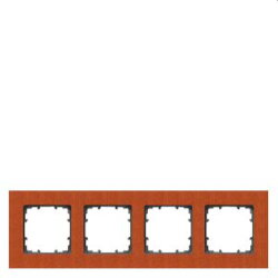 Siemens Rahmen 4fach ahorn 5TG1104-2