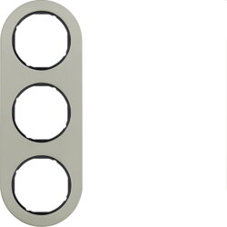 Berker Rahmen 10132004 edelstahl/schwarz 10132004