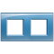 Bticino Rahmen LNA4802M2AD BLAU 2x2-modulig