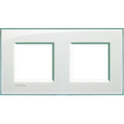 Bticino Rahmen LNA4802M2KA AQUAMARIN 2x2-mod