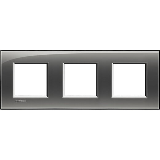 Bticino Rahmen LNA4802M3KF RAUCHGRAU 3x2-mod