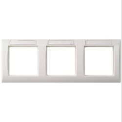 ELSO Rahmen 264314 3fach waagerecht JOY reinweiß