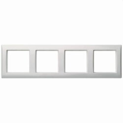 ELSO Rahmen 264404 4fach JOY reinweiß