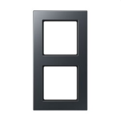 Jung Rahmen 2fach, Thermoplast lackiert, A 550, anthrazit...