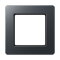 Jung Rahmen 1fach, Thermoplast lackiert, A FLOW, anthrazit matt AF581BFANM