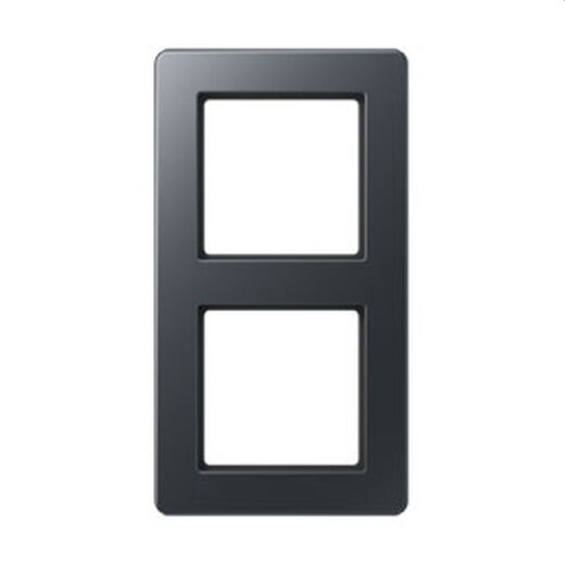 Jung Rahmen 2fach, Thermoplast lackiert, A FLOW, anthrazit matt AF582BFANM