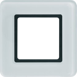 Berker Rahmen 10116179 1fach Q.7 Glas polarweiß...