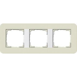 Gira Rahmen 0213417 3fach E3 Sand/Reinweiss