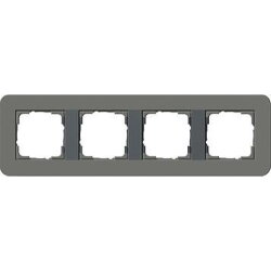 Gira Rahmen 0214423 4fach E3 Dunkelgrau/Anthrazit