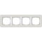 Gira Rahmen 0214411 4fach E3 Hellgrau/Reinweiss