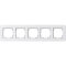 Gira Rahmen 0215410 5fach E3 Reinweiss/Reinweiss