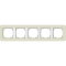 Gira Rahmen 0215417 5fach E3 Sand/Reinweiss