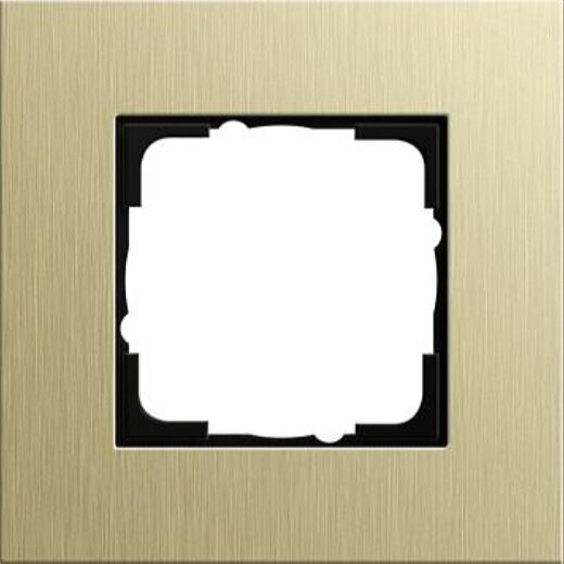 Gira Rahmen 0211217 1fach Esprite aluminium hellgold
