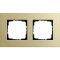 Gira Rahmen 0212217 2fach Esprit Aluminium Hellgold