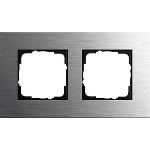 Gira Rahmen 0212219 2fach Esprit Edelstahl
