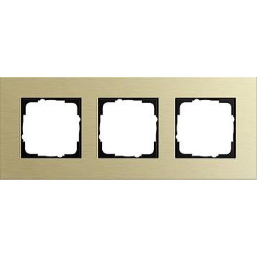 Gira Rahmen 0213217 3fach Esprit Aluminium Hellgold