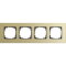 Gira Rahmen 0214217 4fach Esprit Aluminium Hellgold