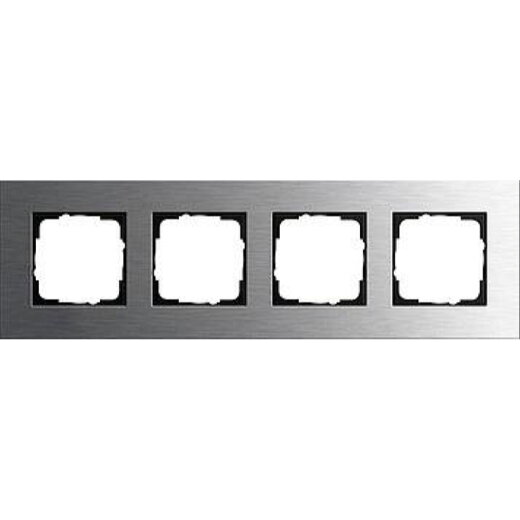 Gira Rahmen 0214219 4fach Esprit Edelstahl
