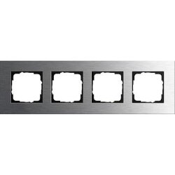 Gira Rahmen 0214219 4fach Esprit Edelstahl