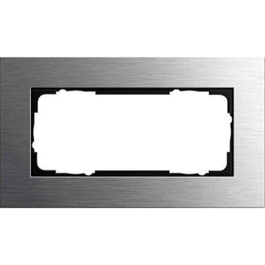 Gira Rahmen 1002219 2fach o.M. Esprit Edelstahl