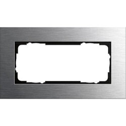 Gira Rahmen 1002219 2fach o.M. Esprit Edelstahl